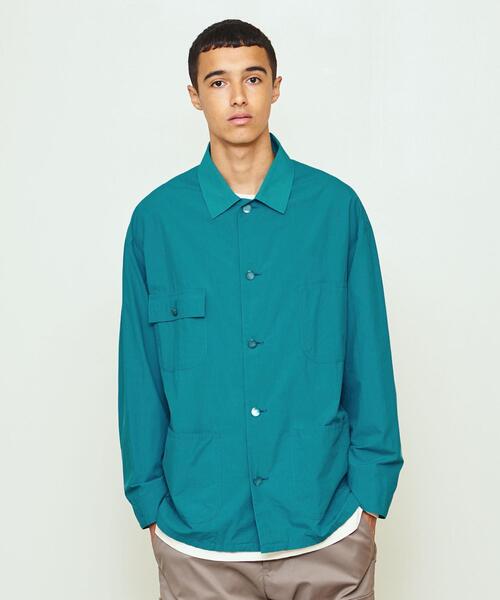 UNITED ARROWS & SONS(ユナイテッドアローズアンドサンズ)の「UNITED ARROWS & SONS(ユナイテッドアローズ&サンズ)STARDUST JACKET(シャツ/ブラウス・メンズ・イエロー/ケリー・LARGE/SMALL/MEDIUM)」の1枚目の写真