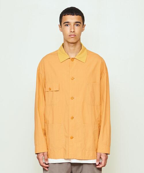 UNITED ARROWS & SONS(ユナイテッドアローズアンドサンズ)の「UNITED ARROWS & SONS(ユナイテッドアローズ&サンズ)STARDUST JACKET(シャツ/ブラウス・メンズ・イエロー/ケリー・LARGE/SMALL/MEDIUM)」の19枚目の写真