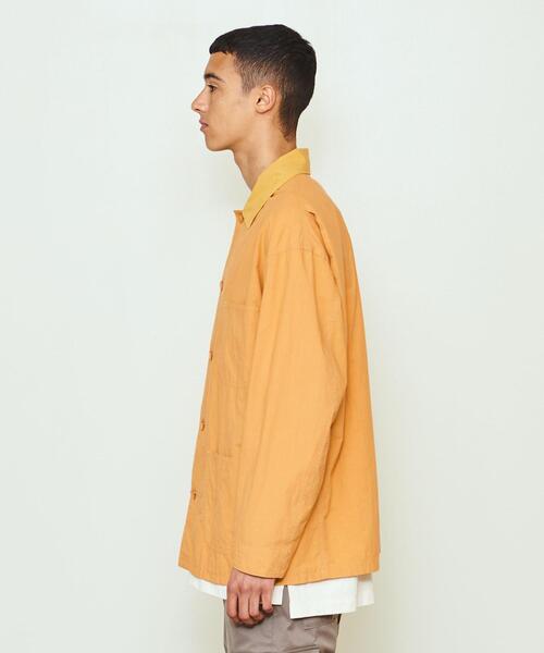 UNITED ARROWS & SONS(ユナイテッドアローズアンドサンズ)の「UNITED ARROWS & SONS(ユナイテッドアローズ&サンズ)STARDUST JACKET(シャツ/ブラウス・メンズ・イエロー/ケリー・LARGE/SMALL/MEDIUM)」の16枚目の写真