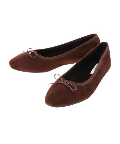 AMERICAN HOLIC（アメリカンホリック）の「ふわふわファーソフトバレエ　＊（パンプス・レディース・ブラック/ベージュ/ブラウン・S/M/L）」の6枚目の写真