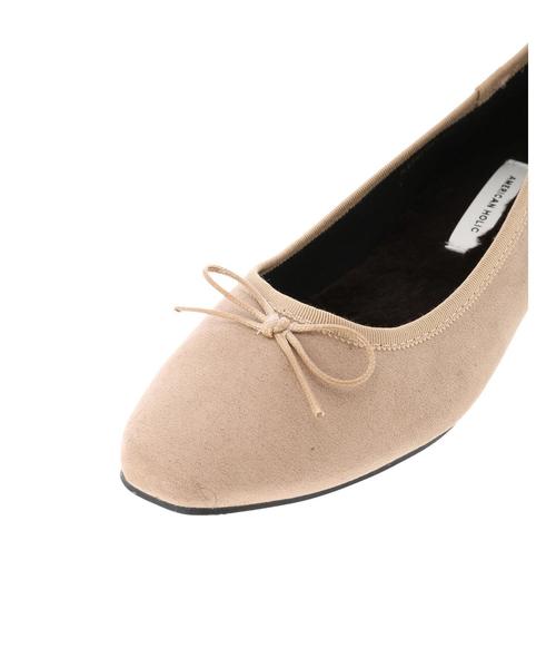 AMERICAN HOLIC（アメリカンホリック）の「ふわふわファーソフトバレエ　＊（パンプス・レディース・ブラック/ベージュ/ブラウン・S/M/L）」の9枚目の写真