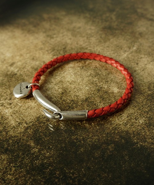 KU-CROISSANT（クークロワッサン）の「「Haim」編み込みレザー