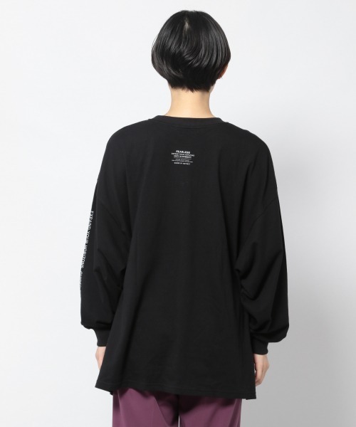 PAGEBOY(ページボーイ)の「ストリートフォトロンT(Tシャツ/カットソー・レディース・ブラック/オフホワイト・FREE)」の3枚目の写真