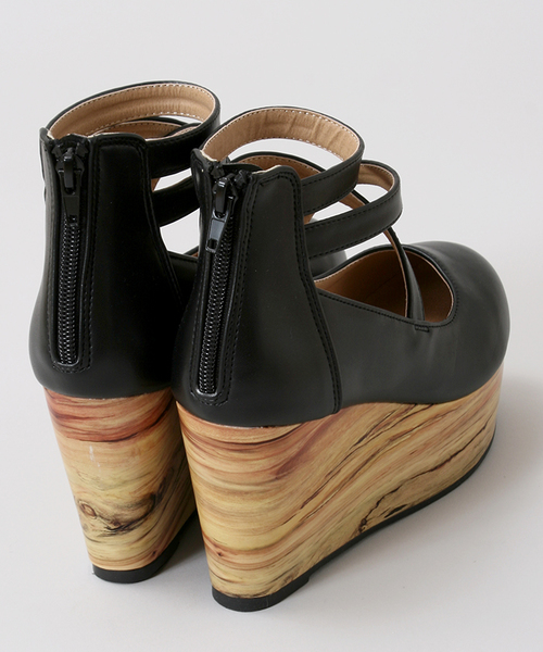 WEGO（ウィゴー）の「WEGO/クロスストラップパンプス（パンプス・レディース・ブラック/ピンク/レッド・MEDIUM/LARGE）」の10枚目の写真