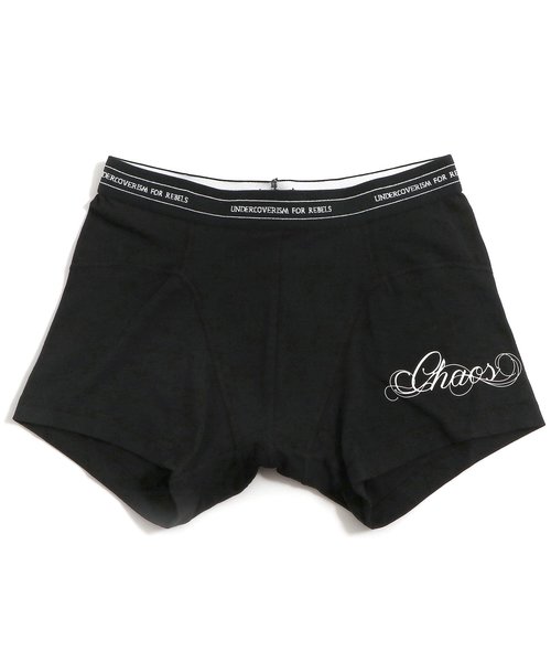 新品☆アンダーカバー 膝くり抜きパンツ 黒1 美味かっ