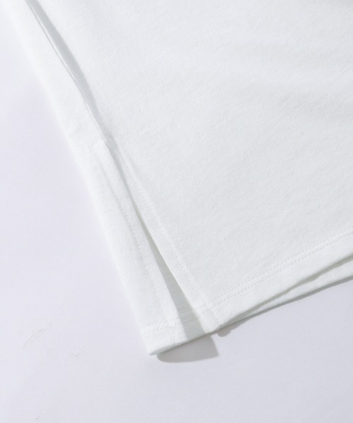 Chaco closet(チャコ クローゼット)の「別注ARTプリントモックチュニックフレンチスリーブアートTシャツ(Tシャツ/カットソー・レディース・ホワイト/ライトベージュ/ブラック・FREE)」の14枚目の写真