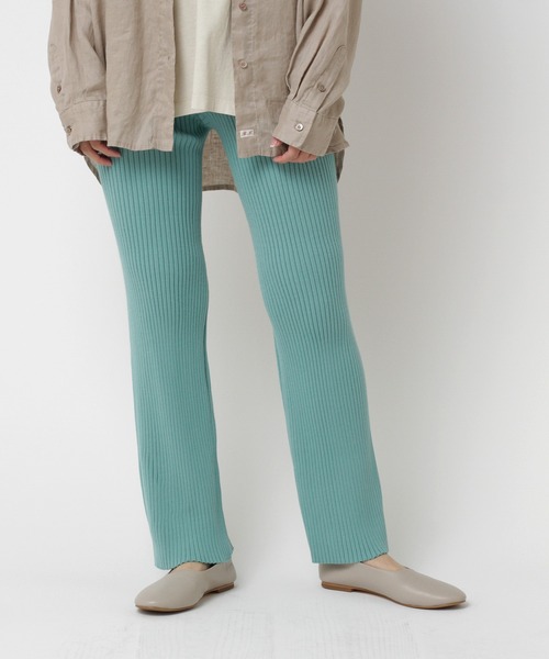 K2488 ワイドリブパンツ