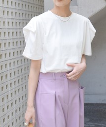 スリーブタックTシャツ/Tee