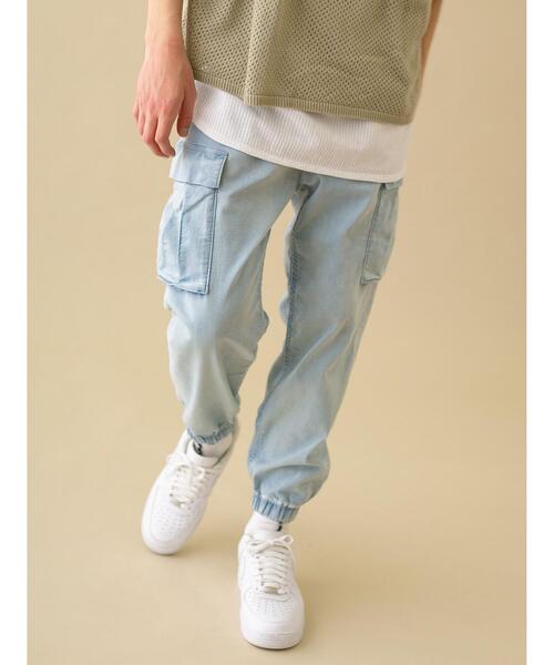MONKEY TIME（モンキータイム）の「＜monkey time＞ ST TCR/TWL CARGO JOGGER/カーゴジョガーパンツ（カーゴパンツ・メンズ・ライトブルー・L/XL/S/M）」の2枚目の写真