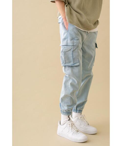 MONKEY TIME（モンキータイム）の「＜monkey time＞ ST TCR/TWL CARGO JOGGER/カーゴジョガーパンツ（カーゴパンツ・メンズ・ライトブルー・L/XL/S/M）」の12枚目の写真