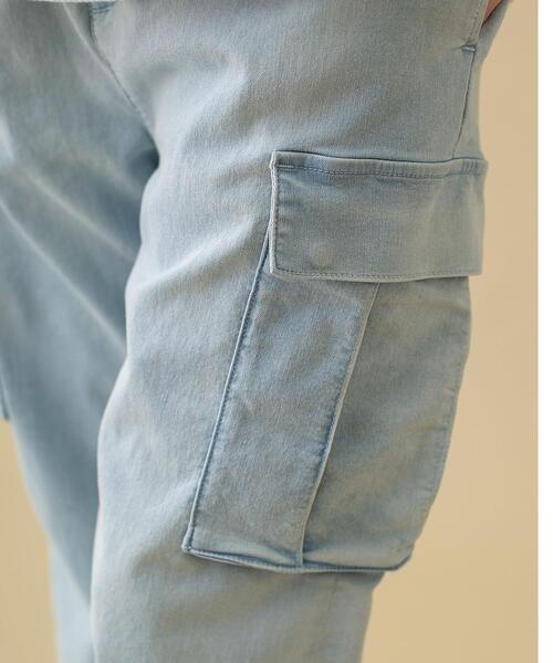 MONKEY TIME（モンキータイム）の「＜monkey time＞ ST TCR/TWL CARGO JOGGER/カーゴジョガーパンツ（カーゴパンツ・メンズ・ライトブルー・L/XL/S/M）」の15枚目の写真
