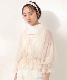 one after another NICE CLAUP | vintage風レースブラウス(シャツ/ブラウス)