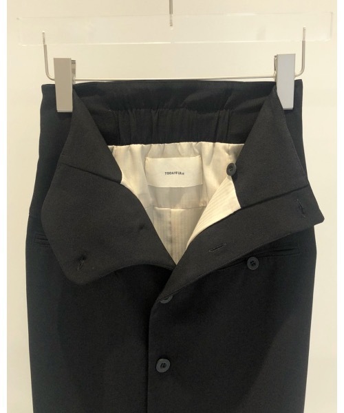 TODAYFUL(トゥデイフル)の「ボタンビスチェスカート(スカート・レディース・ブラック/ベージュ・38inch/36inch)」の8枚目の写真