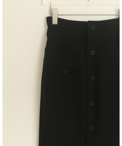 TODAYFUL(トゥデイフル)の「ボタンビスチェスカート(スカート・レディース・ブラック/ベージュ・38inch/36inch)」の3枚目の写真