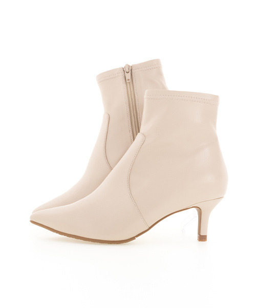 RANDA（ランダ）の「晴雨兼用ポインテッドトゥストレッチショートブーツ（ブーツ・レディース・アイボリー/ブラック/ブラック系その他/ダークブラウン/ブルー・S/M/L/LL）」の19枚目の写真