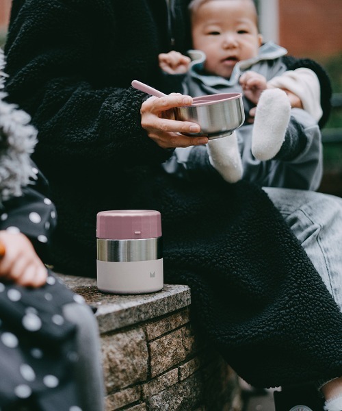 meroware（メロウウェア）の「LILY サーモフードジャー（マグ/哺乳瓶/お食事グッズ・キッズ・ミント/クリーム/ピンク系その他・FREE）」の9枚目の写真