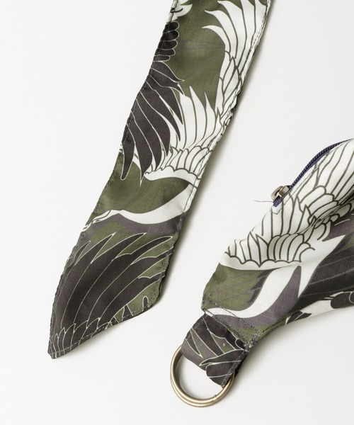 カヤ（カヤ）の「【カヤ】たすきバッグ 鶴（ショルダーバッグ・メンズ・ブラック/カーキ・FREE）」の5枚目の写真