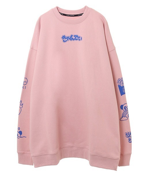 Candy Stripper(キャンディストリッパー)の「CANDY ASSORTED SWEAT ワンピース(ワンピース・レディース・ブラック/オフホワイト/ピンク/パープル・2)」の4枚目の写真