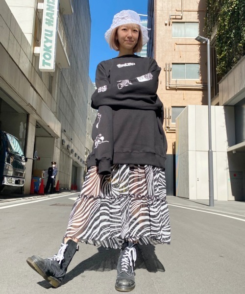 Candy Stripper(キャンディストリッパー)の「CANDY ASSORTED SWEAT ワンピース(ワンピース・レディース・ブラック/オフホワイト/ピンク/パープル・2)」の15枚目の写真