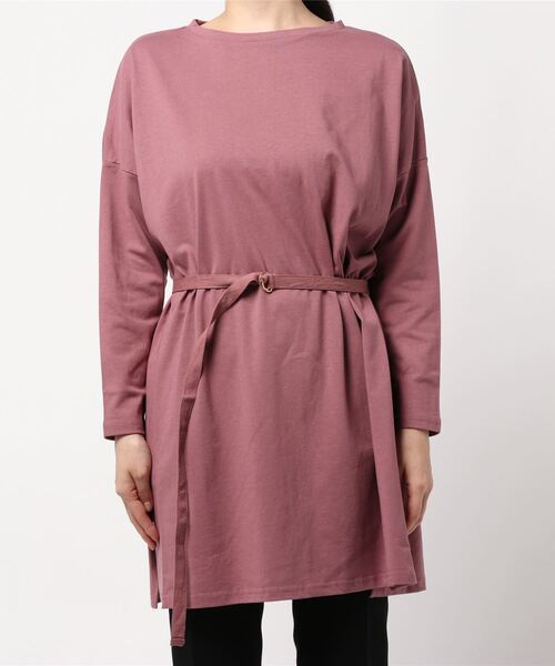 rps(アールピーエス)の「ベルト付きカットチュニック(チュニック・レディース・ブラック/パープル/ピンク/アイボリー・M)」の21枚目の写真