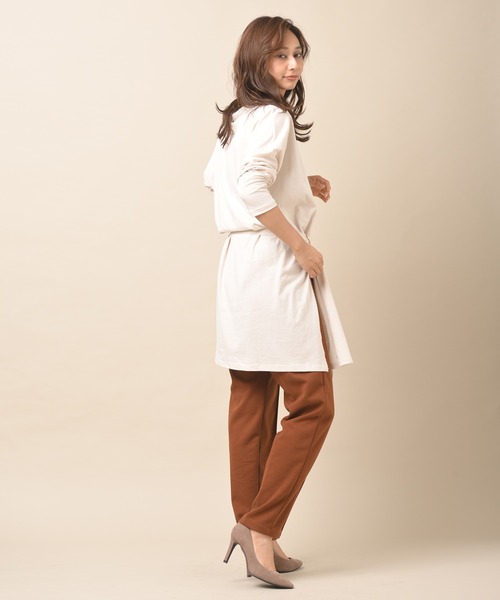 rps(アールピーエス)の「ベルト付きカットチュニック(チュニック・レディース・ブラック/パープル/ピンク/アイボリー・M)」の18枚目の写真