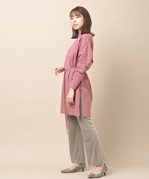 rps(アールピーエス)の「ベルト付きカットチュニック(チュニック・レディース・ブラック/パープル/ピンク/アイボリー・M)」の16枚目の写真