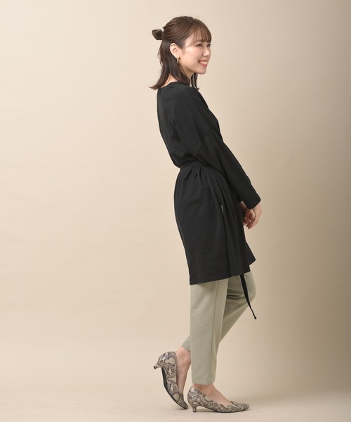 rps(アールピーエス)の「ベルト付きカットチュニック(チュニック・レディース・ブラック/パープル/ピンク/アイボリー・M)」の12枚目の写真