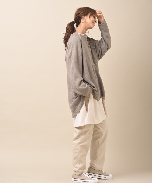 rps(アールピーエス)の「ベルト付きカットチュニック(チュニック・レディース・ブラック/パープル/ピンク/アイボリー・M)」の8枚目の写真