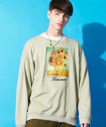 ８(eight) | ヒマワリ プリント ビッグ スウェット トレーナー(スウェット)