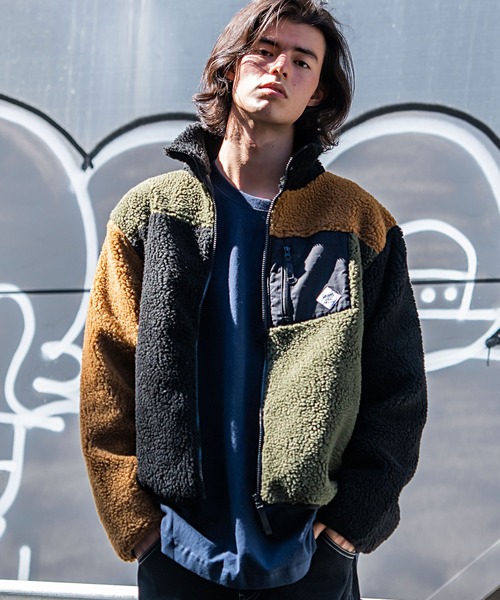 SILVER BULLET（シルバーバレット）の「『CavariA/キャバリア』モコモコニットボアスタンドジャケット（ブルゾン・メンズ・ベージュ/ブラック/キャメル/その他/その他1/カーキ/その他2/ホワイト/モカ・M/L）」の8枚目の写真