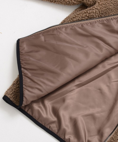 SILVER BULLET（シルバーバレット）の「『CavariA/キャバリア』モコモコニットボアスタンドジャケット（ブルゾン・メンズ・ベージュ/ブラック/キャメル/その他/その他1/カーキ/その他2/ホワイト/モカ・M/L）」の20枚目の写真