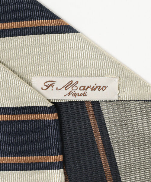 フランチェスコマリーノ ストライプ ネクタイ Francesco Marino フランチェスコマリーノ ストライプ ネクタイ