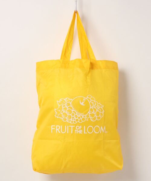 FRUIT OF THE LOOM(フルーツオブザルーム)の「FRUIT OF THE LOOM / PACABLE TOTE BAG-14575500(トートバッグ・メンズ・レッド/ブルー/ブラック/イエロー/パープル/グリーン・FREE)」の1枚目の写真