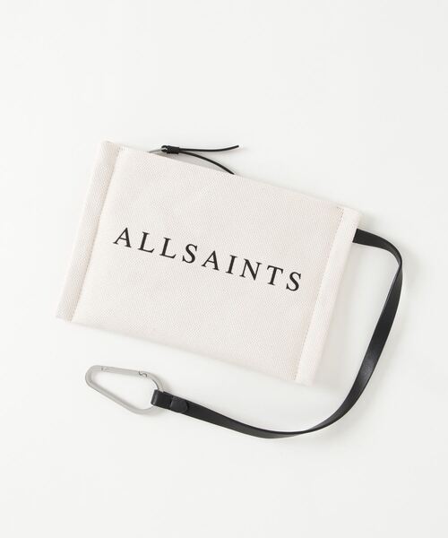 ALLSAINTS（オールセインツ）の「SMALL PRINTED CLAREN | スモール プリンテッド CLAREN バッグ（ハンドバッグ・レディース・ホワイト系その他/ブラック・ONE SIZE）」の7枚目の写真