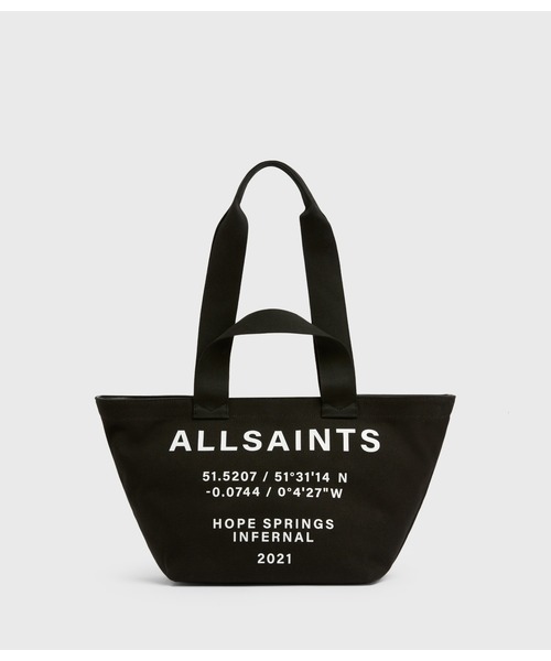 ALLSAINTS（オールセインツ）の「SMALL PRINTED CLAREN | スモール プリンテッド CLAREN バッグ（ハンドバッグ・レディース・ホワイト系その他/ブラック・ONE SIZE）」の9枚目の写真