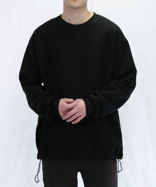 WELLDER（ウェルダー）の「WELLDER Pull-Over Crewneck Sweat Shirt（スウェット・メンズ・ブラック・S）」の3枚目の写真