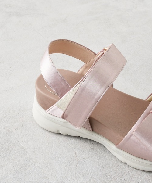 OLIVE des OLIVE（オリーブデオリーブ）の「リボンスポーツサンダル（サンダル・レディース・ブラック/ピンク系その他・SMALL/MEDIUM/LARGE）」の10枚目の写真