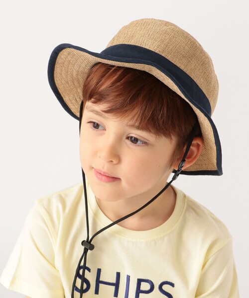 SHIPS（シップス）の「SHIPS KIDS:ハイキング ハット（ハット・キッズ・ネイビー/ピンク・MEDIUM/LARGE）」の2枚目の写真