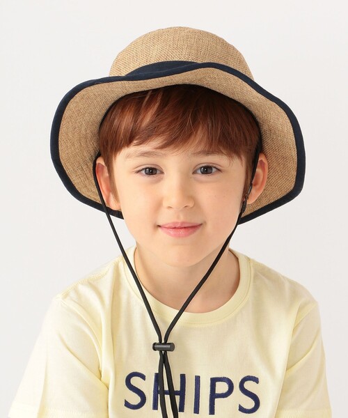 SHIPS（シップス）の「SHIPS KIDS:ハイキング ハット（ハット・キッズ・ネイビー/ピンク・MEDIUM/LARGE）」の4枚目の写真