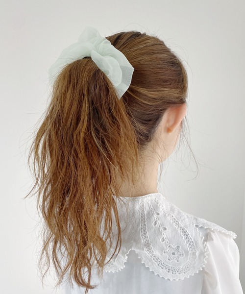 Loueme（ルエム）の「シアーシフォンシュシュ（シュシュ・レディース・ブラック/その他1/ピンク/ミント/その他2・FREE）」の16枚目の写真