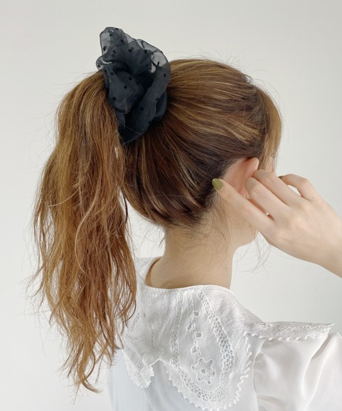 Loueme（ルエム）の「シアーシフォンシュシュ（シュシュ・レディース・ブラック/その他1/ピンク/ミント/その他2・FREE）」の17枚目の写真