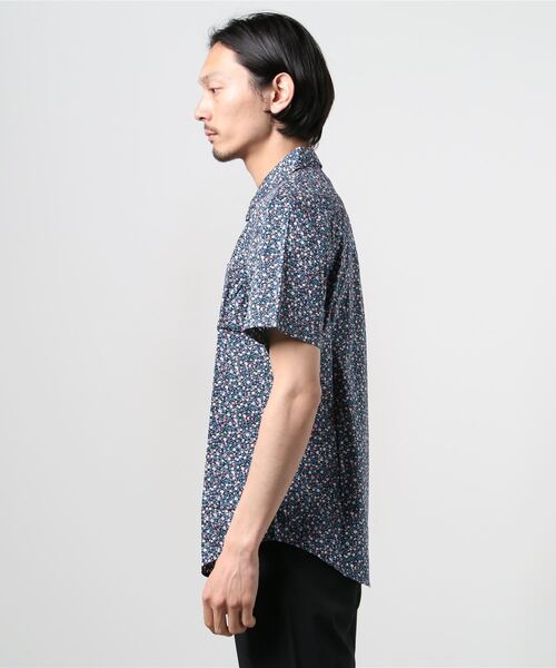 Original Penguin by Munsingwear（オリジナルペンギン バイ マンシングウェア）の「ペンギン バイ マンシングウェア フラワープリント半袖シャツ＆マスク メンズ ユニセックス ウェア スポーツウェア ゴルフ（シャツ/ブラウス・メンズ・ネイビー・S/M/L/XL）」の13枚目の写真