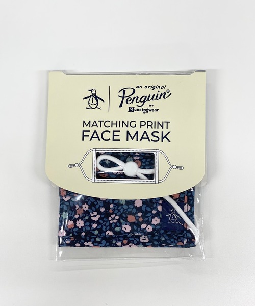 Original Penguin by Munsingwear（オリジナルペンギン バイ マンシングウェア）の「ペンギン バイ マンシングウェア フラワープリント半袖シャツ＆マスク メンズ ユニセックス ウェア スポーツウェア ゴルフ（シャツ/ブラウス・メンズ・ネイビー・S/M/L/XL）」の11枚目の写真