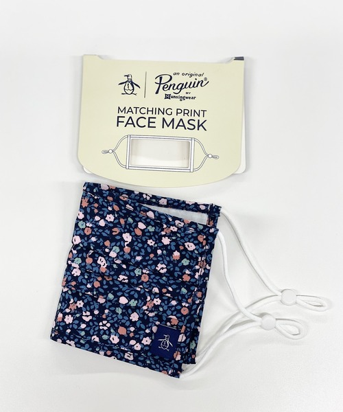 Original Penguin by Munsingwear（オリジナルペンギン バイ マンシングウェア）の「ペンギン バイ マンシングウェア フラワープリント半袖シャツ＆マスク メンズ ユニセックス ウェア スポーツウェア ゴルフ（シャツ/ブラウス・メンズ・ネイビー・S/M/L/XL）」の15枚目の写真