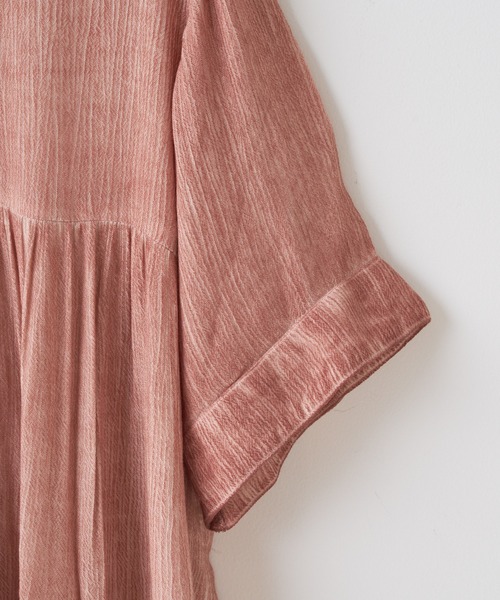 CIAOPANIC TYPY（チャオパニックティピー）の「【KIDS】【india】楊柳チュニック（チュニック・キッズ・ピンク/チャコールグレー/ベージュ・MEDIUM/XX-LARGE/LARGE/SMALL/X-LARGE）」の5枚目の写真