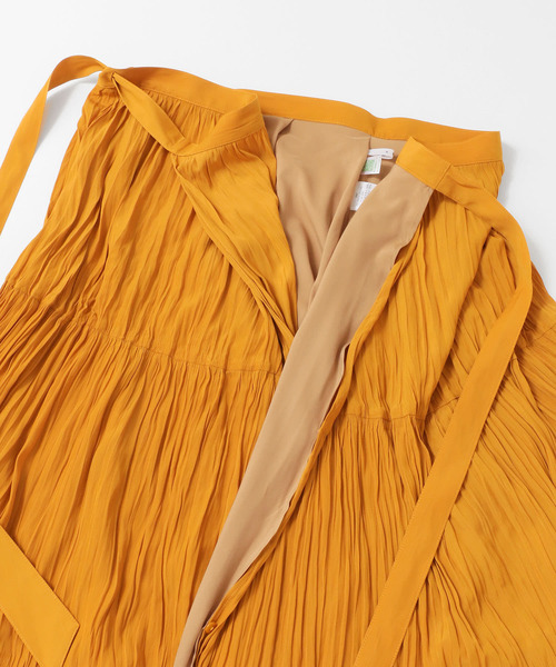 KBF（ケイビーエフ）の「ラップギャザースカート（スカート・レディース・グレー系その他/グリーン系その他/オレンジ系その他・ONE）」の10枚目の写真