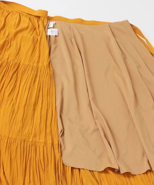 KBF（ケイビーエフ）の「ラップギャザースカート（スカート・レディース・グレー系その他/グリーン系その他/オレンジ系その他・ONE）」の15枚目の写真