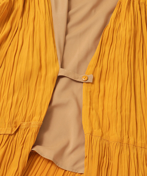 KBF（ケイビーエフ）の「ラップギャザースカート（スカート・レディース・グレー系その他/グリーン系その他/オレンジ系その他・ONE）」の5枚目の写真