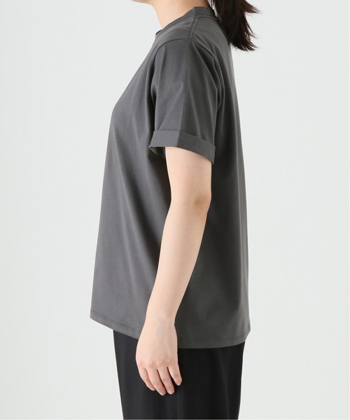 journal standard L'essage(ジャーナルスタンダードレサージュ)の「スワイーTシャツ(Tシャツ/カットソー・レディース・ブラック系その他/ホワイト/モスグリーン/チャコールグレー・FREE)」の8枚目の写真