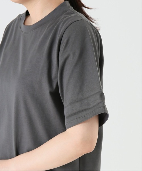 journal standard L'essage(ジャーナルスタンダードレサージュ)の「スワイーTシャツ(Tシャツ/カットソー・レディース・ブラック系その他/ホワイト/モスグリーン/チャコールグレー・FREE)」の11枚目の写真